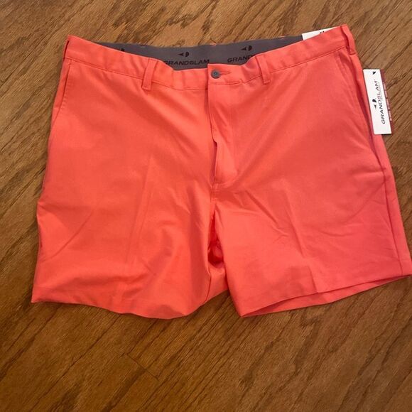 Grand Slam Other - NWT GrandSlam coral colored shorts, size 40 waist, 7 inch inseam, stretch waist